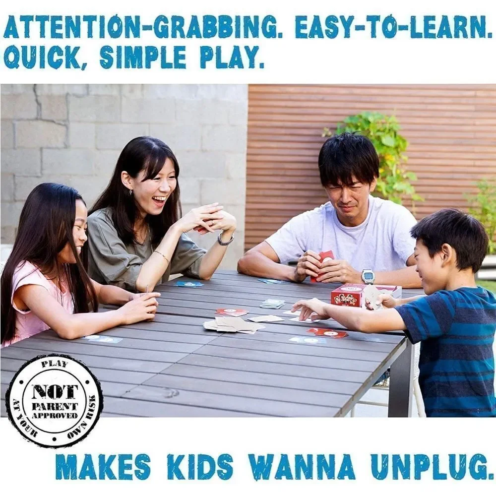 NWT! Not Parent Approved, Kids/Family, Card Game with 2-Expansion Packs. Ages 8+